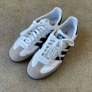 Adidas Samba OG White Clear Granite Women Size 7.5/ Men size 6.5